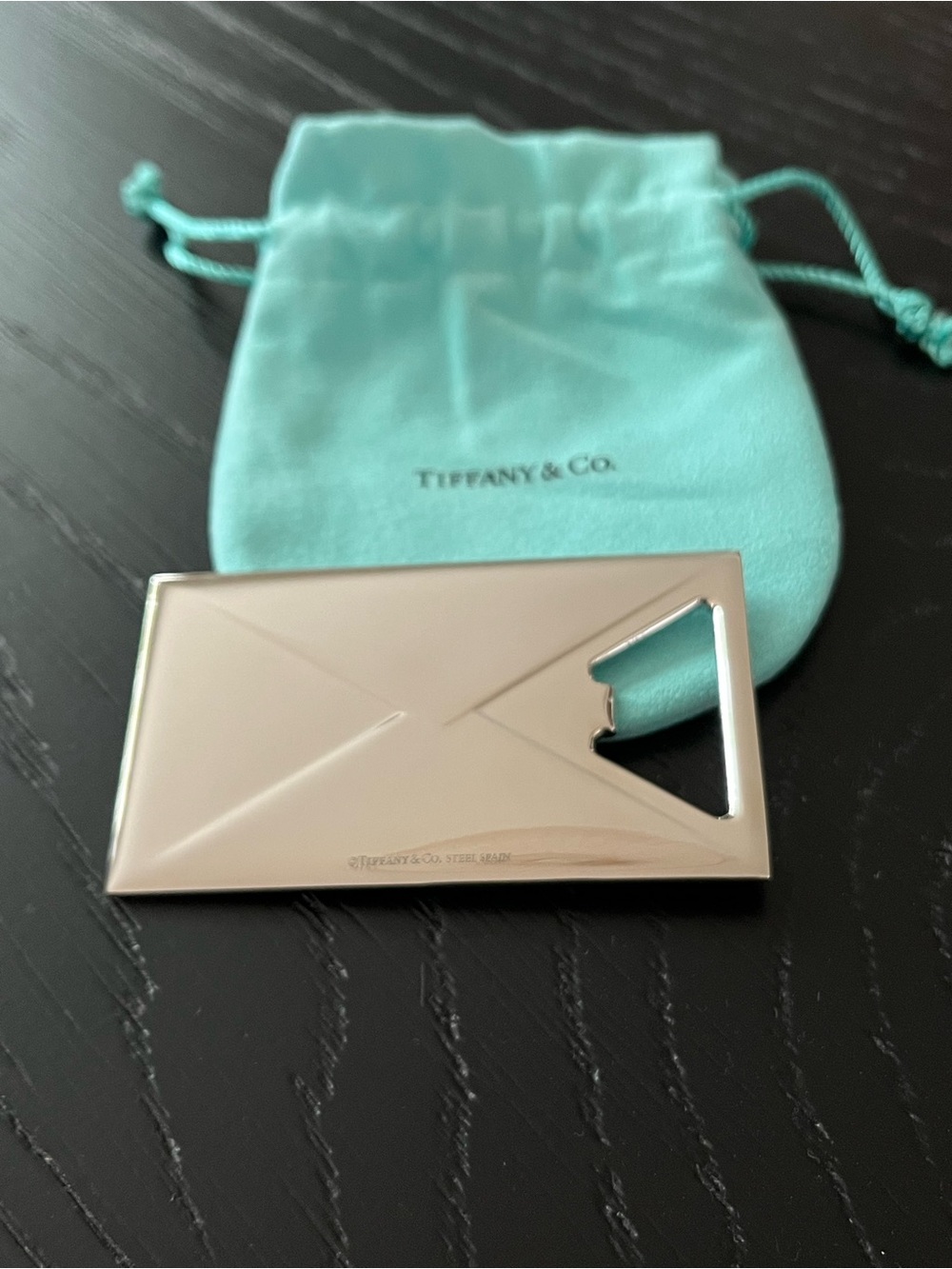 Tiffany & Co. Sterling Silver Envelope Bottle Opener - NEW - Picture 2 of 2